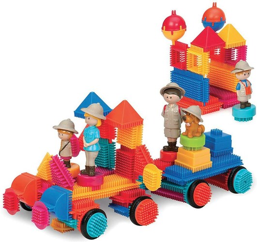 Battat Bristle Blocks - Mallette Safari 85 pièces 062243254305