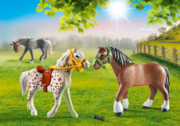 Playmobil Playmobil 70683 3 chevaux 4008789706836