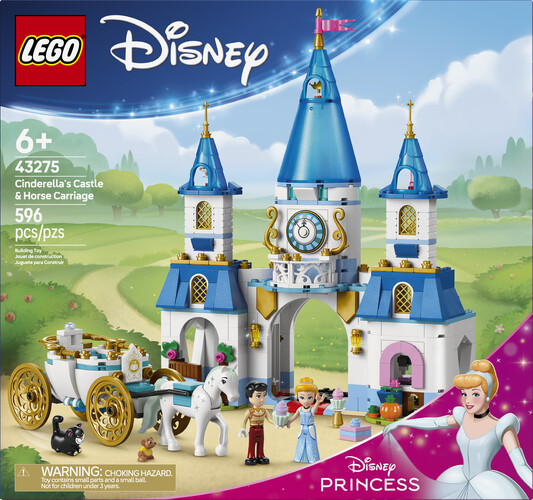 LEGO LEGO 43275 Cinderella's Castle & Horse Carriage 673419404228