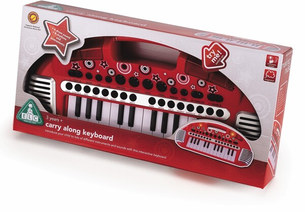 Early Learning Centre (ELC) Clavier transportable rouge (piano) 5050048258333