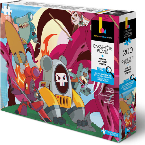 L'atelier de Lalita Casse-tête 200 Puzzle Héros 627687006356