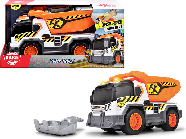 Dickie Toys City Heroes - Camion-benne Son et lumière 30 cm 4006333088650