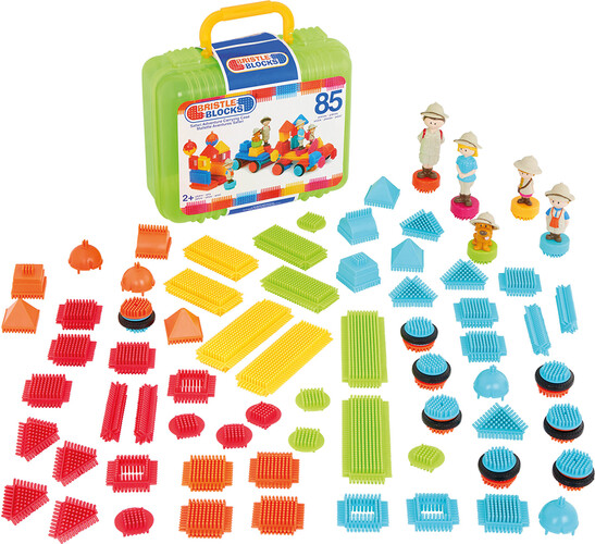 Battat Bristle Blocks - Mallette Safari 85 pièces 062243254305