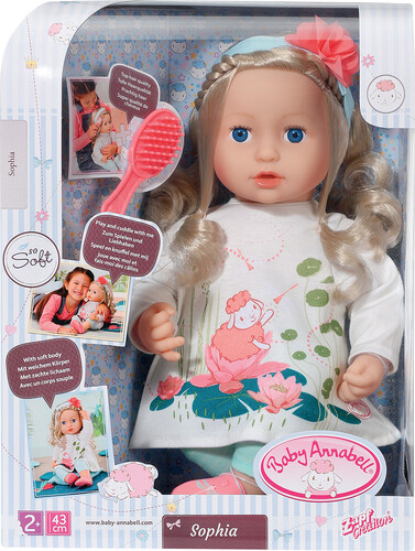 Zapf Creation Baby Annabell - Poupée Sophia "So Soft" 43cm 4001167703014