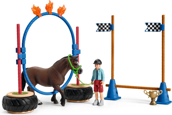 Schleich Schleich 42482 Course d'agility pour poney 4059433572963