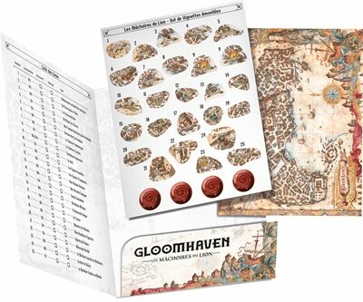 Cephalofair Games Gloomhaven (fr) Ext les mâchoires du lion Autocollants réutilisables 3558380094005