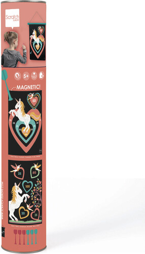 Scratch Scratch - Dards magnétiques scintillants Licorne- Grand 5414561820390