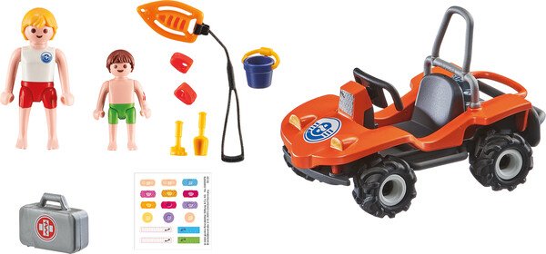 Playmobil Playmobil 70661 Secouriste avec voiturette et vacancier (juillet 2021) 4008789706614