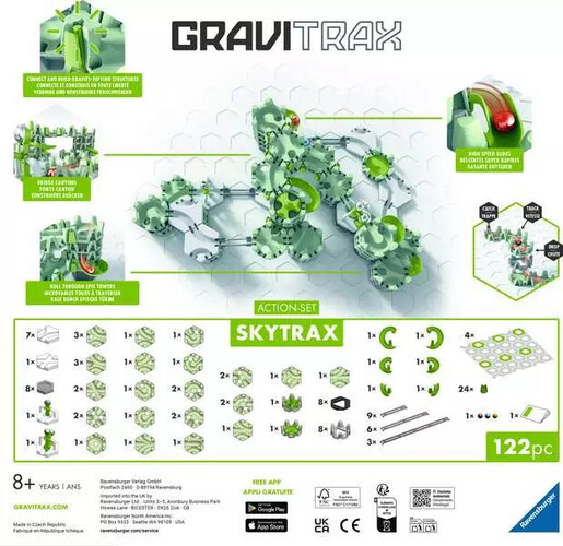 Gravitrax GraviTrax Action - SkyTrax - ensemble de départ 122 (parcours de billes) 4005556259595