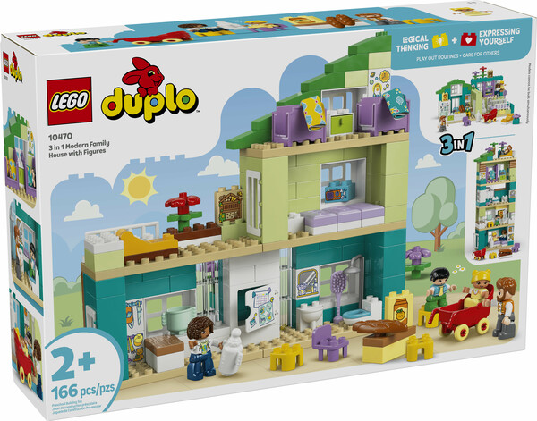 LEGO LEGO 10470 3 in 1 Modern Family House with Figures 673419420693