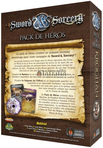 Intrafin Games Sword and Sorcery (fr) Pack de héros Kroghan 