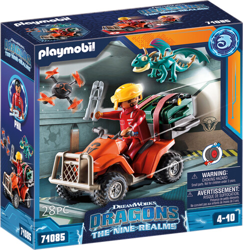 Playmobil Playmobil 71085 Dragons Nine Realms: Icaris Quad & Phil 4008789710857