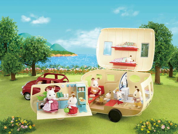 Calico Critters Calico Critters Caravan Family Camper 020373221345