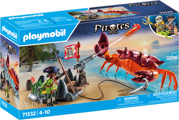 Playmobil Playmobil 71532 Pirate et crabe géant 4008789715326