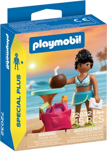 Playmobil Playmobil 72032 Vacancière à la plage 4008789720320
