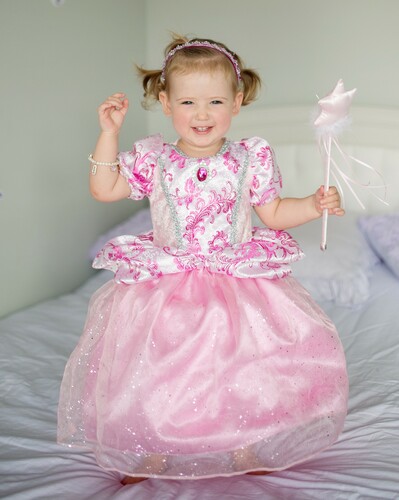 Creative Education Costume robe princesse royale rose, grandeur 2-3 (robe seulement) 771877320118