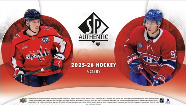 Upper Deck Upper Deck SP Authentic Hobby Hockey 25/26 Booster Box 053334438131