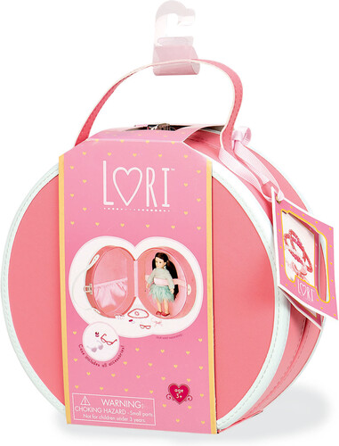 Lori Lori Valise rose foncé de luxe et accessoires pour poupée 6" (poupée vendue séparément) 062243286627