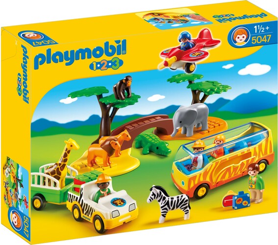 Playmobil Playmobil 5047 1.2.3 Grand safari africain (mars 2016) 4008789050472