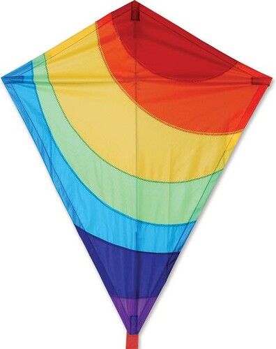 Premier Kites Cerf-volant monocorde Losange 25" arcenciel radiant 630104154684
