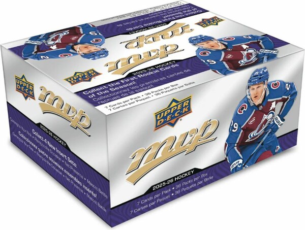 Upper Deck Upper deck MVP hockey 25/26 retail booster box (7/36/20) 053334013062