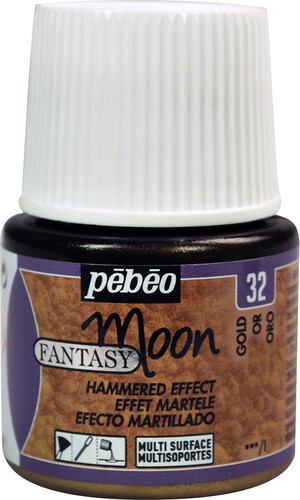 pébéo Peinture à effet martelé Fantasy Moon 45ml or 32 3167860098701