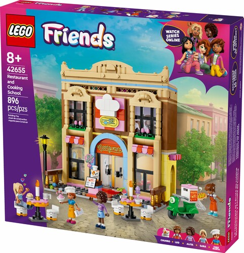 LEGO LEGO 42655 Le restaurant et l’école de cuisine 673419404525