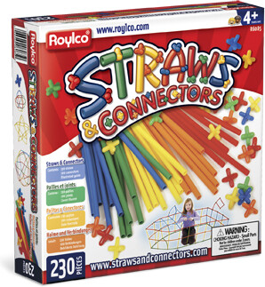 Roylco Pailles et connecteurs 230 pièces (Straws and Connectors) 066960060850