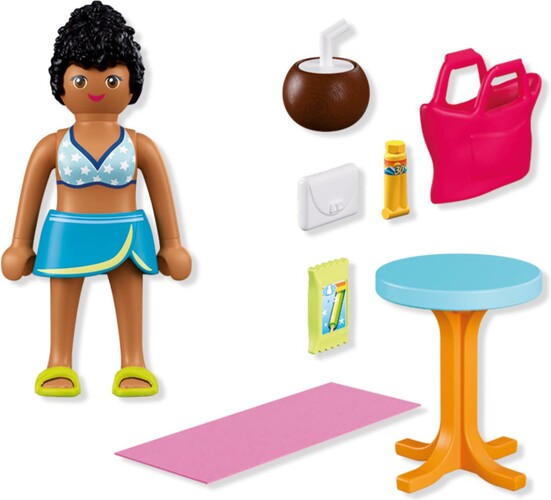 Playmobil Playmobil 72032 Vacancière à la plage 4008789720320