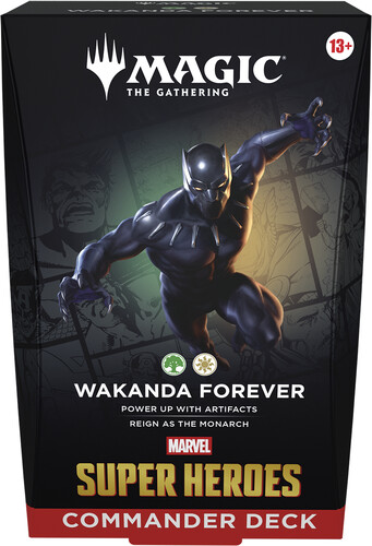 Wizards of the Coast MTG Marvel super heroes - commander deck Wakanda forever MTG