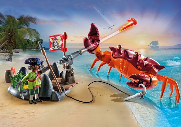 Playmobil Playmobil 71532 Pirate et crabe géant 4008789715326