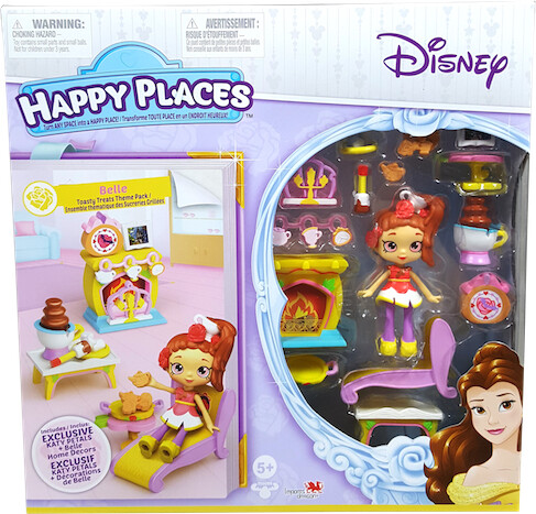 Shopkins Happy Places Shopkins Happy Places Disney série 2 ensemble thématique Belle 672781581162