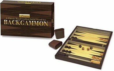 New Entertainment Intex Syndicate Backgammon / jacquet en bois pliant (Premier Backgammon) 703396010522