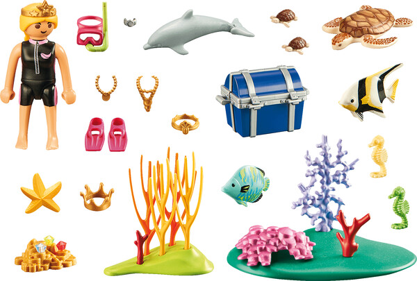 Playmobil Playmobil 70678 Set cadeau Plongeuse sous-marine 4008789706782