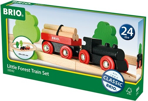 Brio Train Brio Train en bois ensemble Classic Petit circuit en forêt 33042 7312350330427