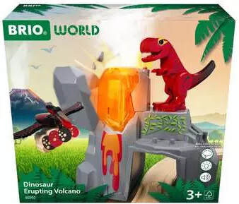 Brio Train Brio Train en bois Volcan Dinoasaure en Eruption 36092 7312350360929