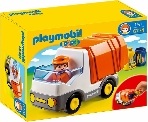 Playmobil Playmobil 6774 1.2.3 Camion à ordures (mars 2012) 4008789067746
