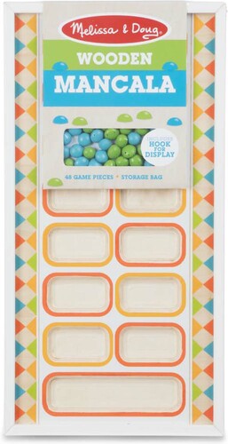 Melissa & Doug Mancala en bois 8.5x16.75" Melissa & Doug 30383 000772303835