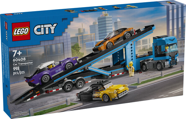 LEGO LEGO 60408 Le transporteur de véhicules avec voitures de sport 673419388436