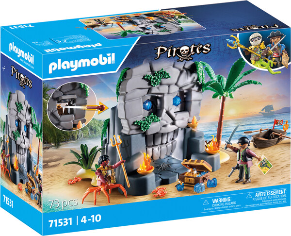 Playmobil Playmobil 71531 Île au trésor avec pirate et monstre marin 4008789715319