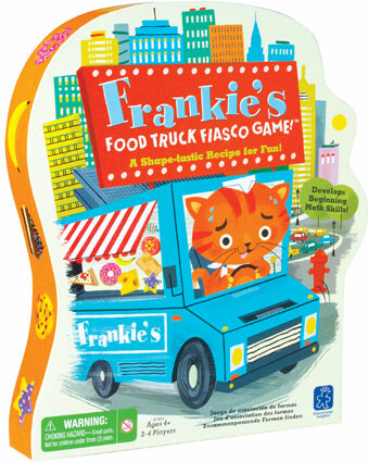 Educational Insights Frankie's Food Truck Fiasco Game (fr/en) Jeu d'association de formes 086002034144