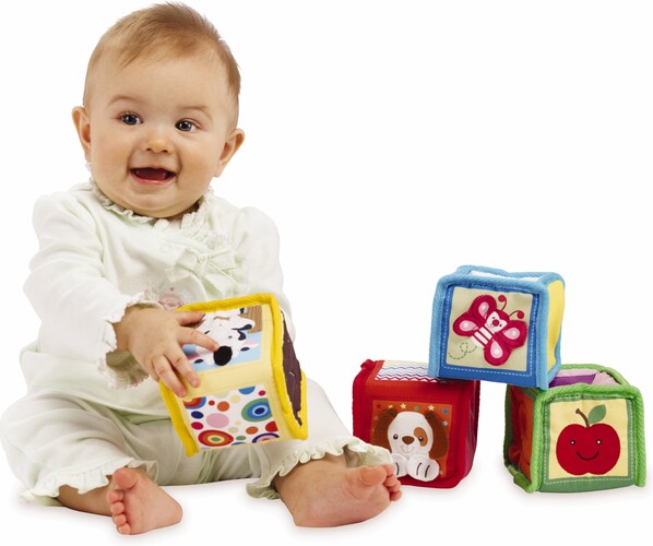 Earlyears Blocs souples animaux pour bébé (cubes) 020373003002