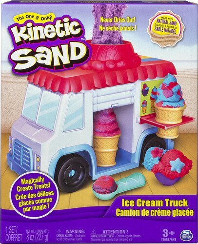 Kinetic Sand Kinetic Sand Camion de creme glacée (sable cinétique) 778988196762