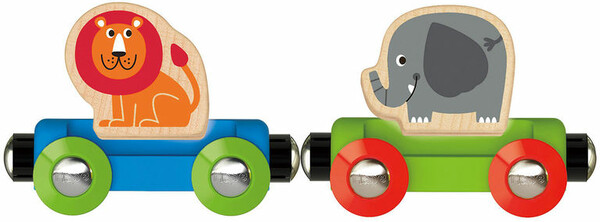 Hape Train de bois - Jungle journey train 6943478015081