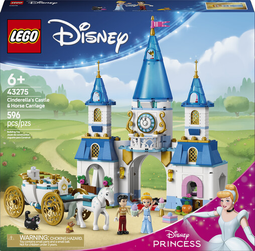 LEGO LEGO 43275 Cinderella's Castle & Horse Carriage 673419404228