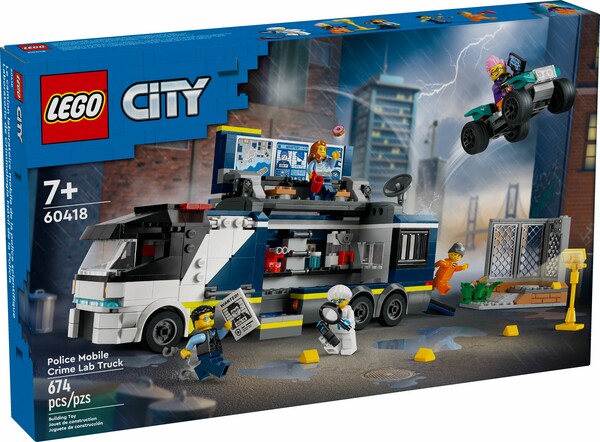 LEGO LEGO 60418 Le laboratoire de police scientifique mobile 673419388931