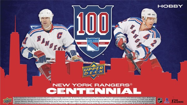 Upper Deck Upper Deck new york rangers centennial 25/26 Hobby Tins 053334058223