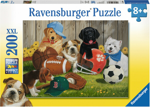 Ravensburger Casse-tête 200 XXL Jouons au ballon, chien 4005556128068