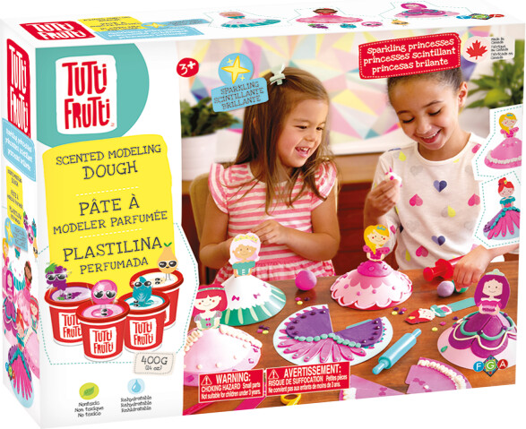 Tutti Frutti Pâte à modeler scintillant ensemble princesses scintillantes (fr/en) 061404160813