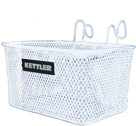 Kettler Tricycle Kettrike panier en métal blanc 609970837120